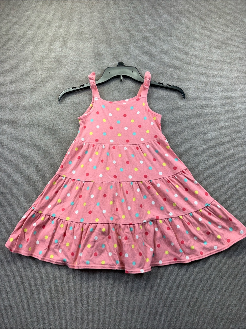 Gymboree  peach polka dot dress size 6